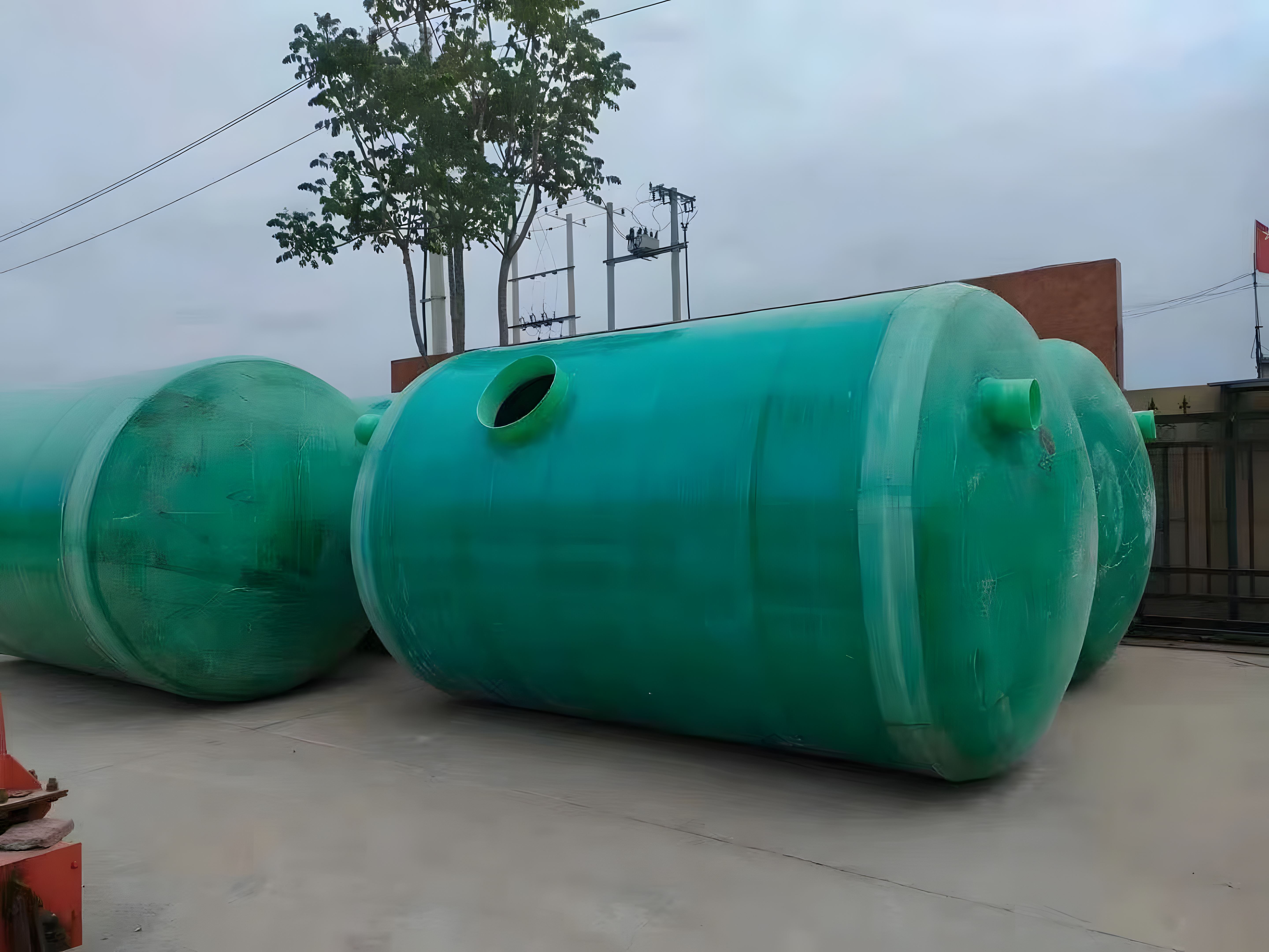  玻璃鋼化糞池 環(huán)保旱廁 新農村 隔油池 一體成型 家用 成品蓄水池 定制